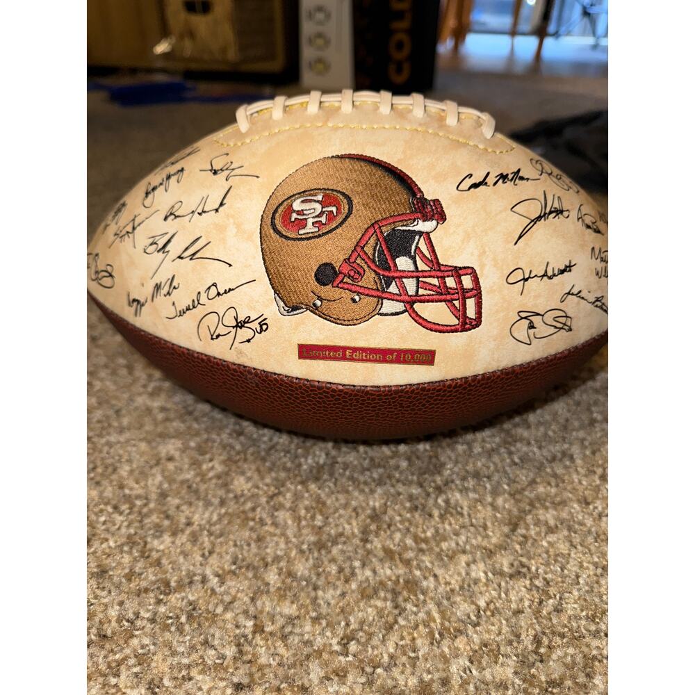 San Francisco 49ers NFL ball
